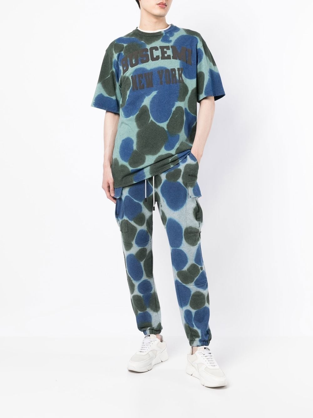 tie-dye cotton track pants - 2