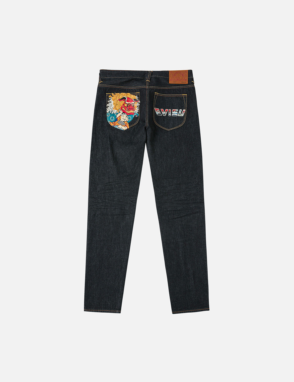 Godhead Lion Dance and Logo Print Carrot Fit Jeans #2017 - 3
