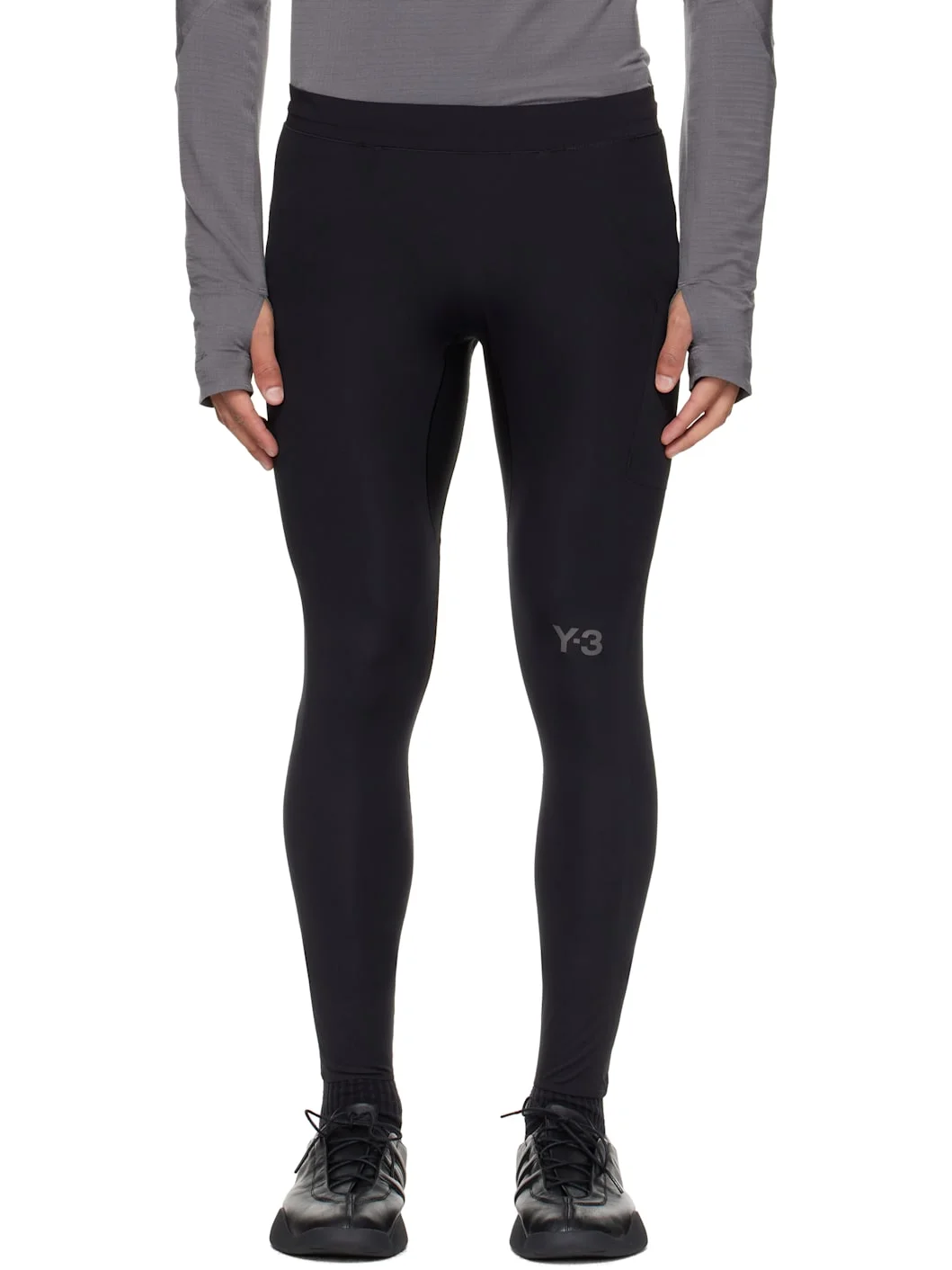 Black Running Leggings - 1