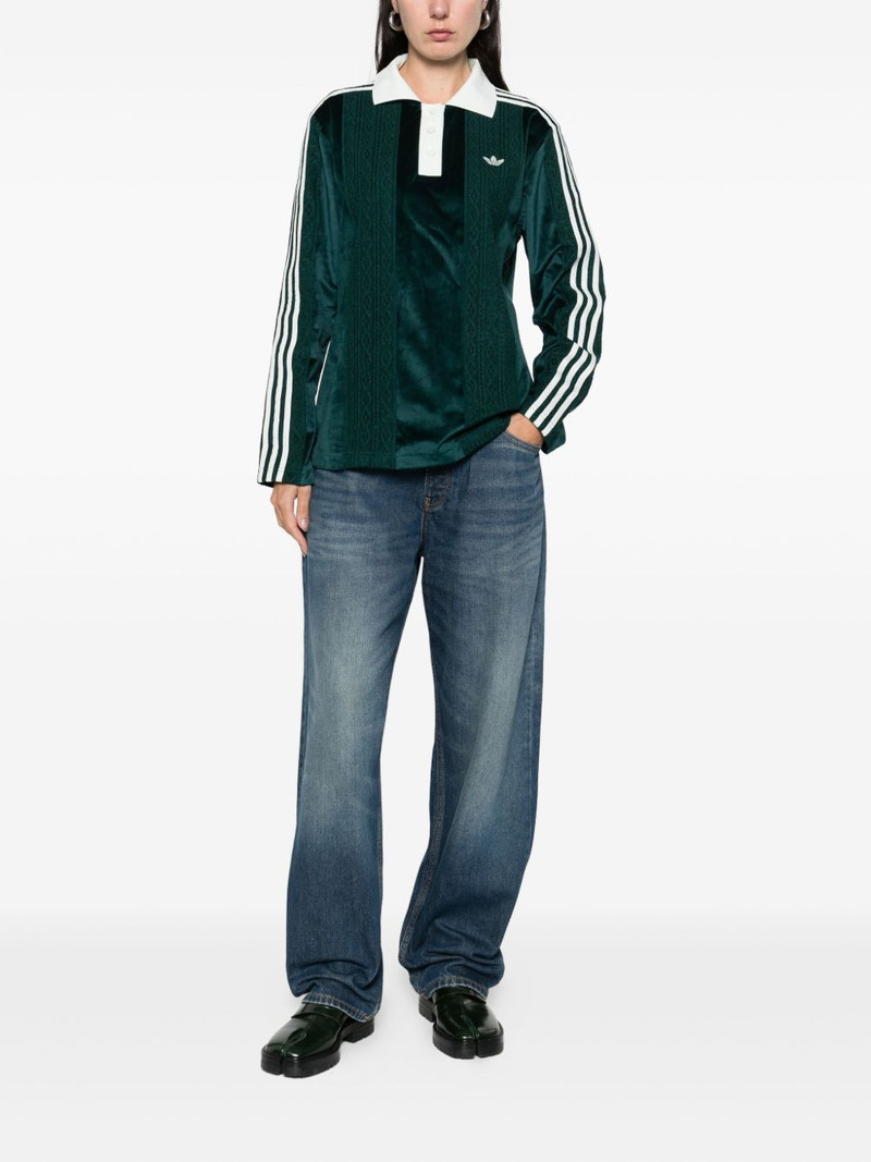 adidas Winterised soccer polo top outlook