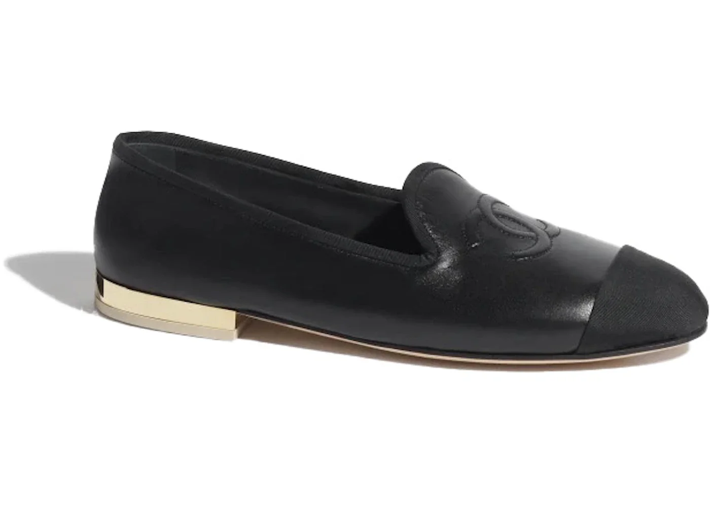 Chanel CC Loafers Black Lambskin - 1