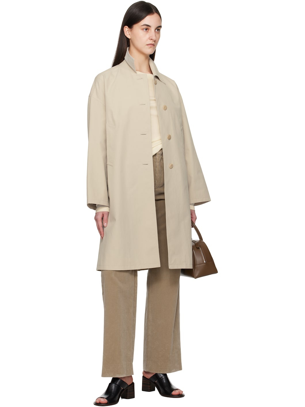 Beige Harri Mac Coat - 5