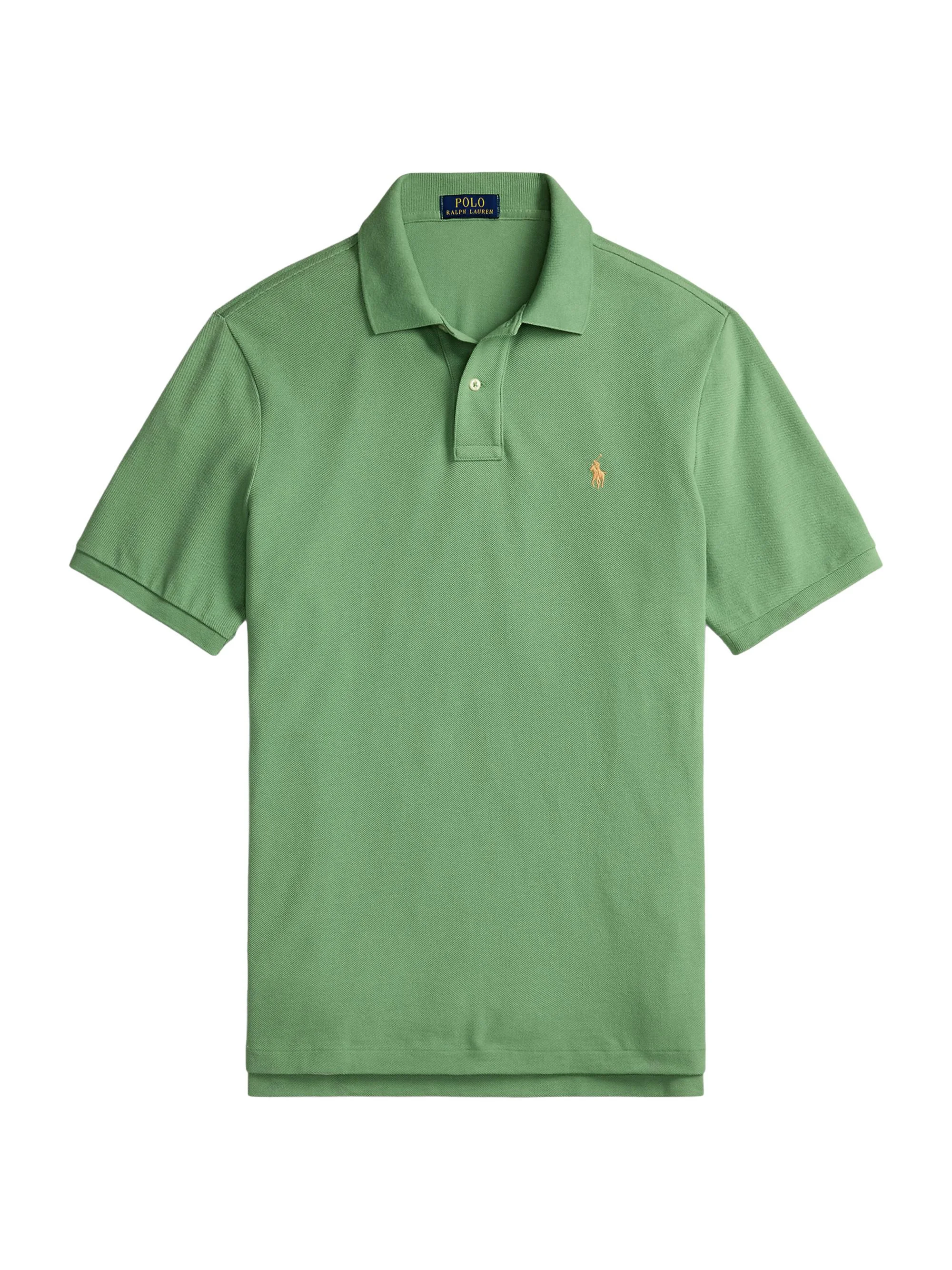 Men's Cotton Polo Shirt - Outback Green - 1