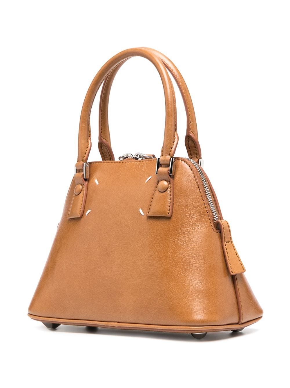 leather tote bag - 3