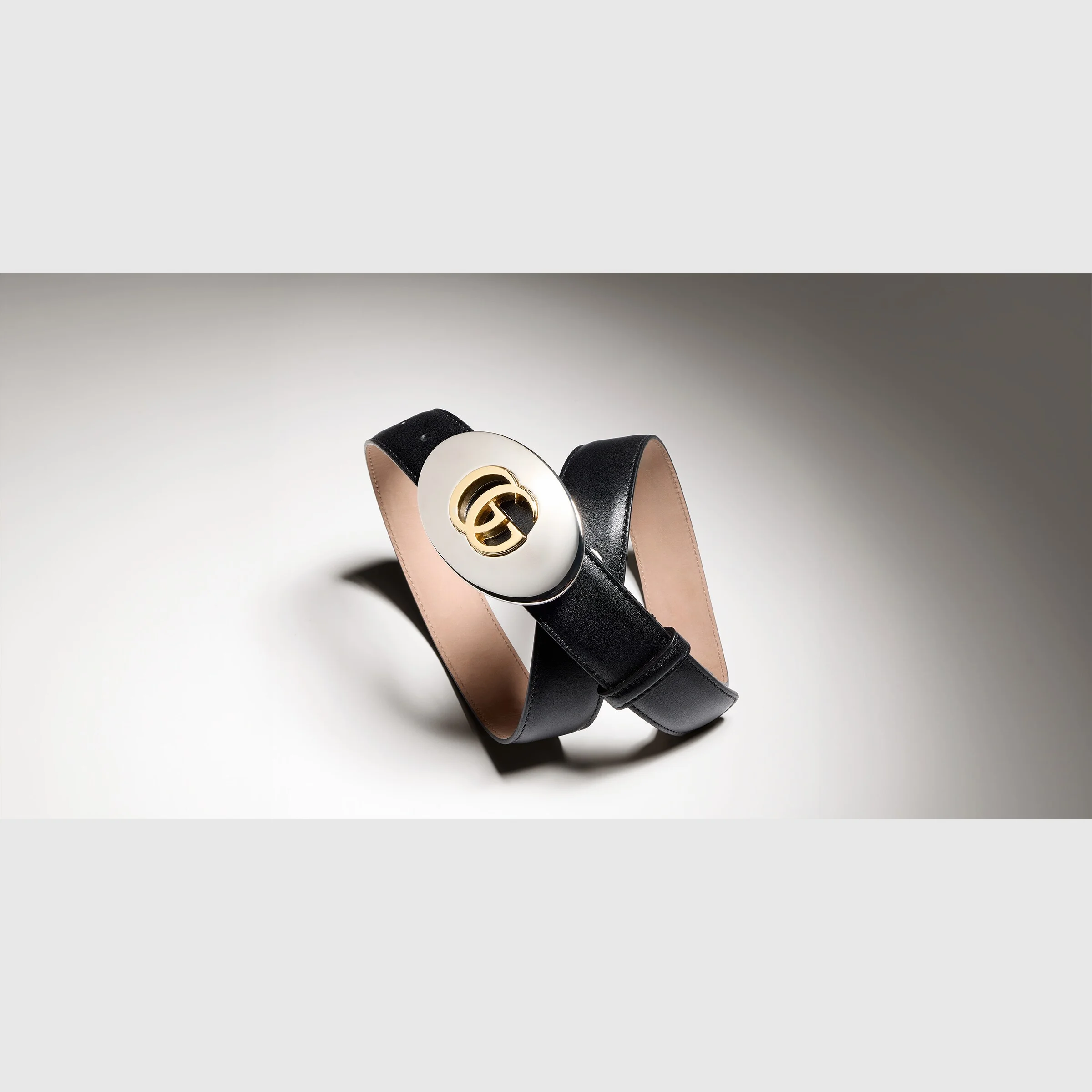 Belt with Double G plaque buckle - 1