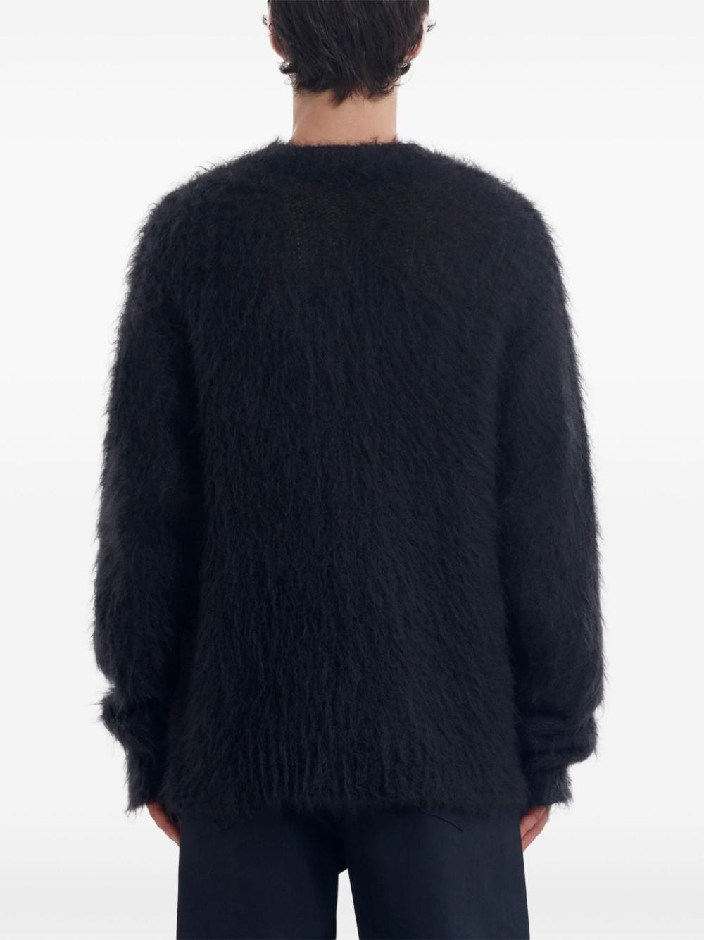 brushed cardigan - 4