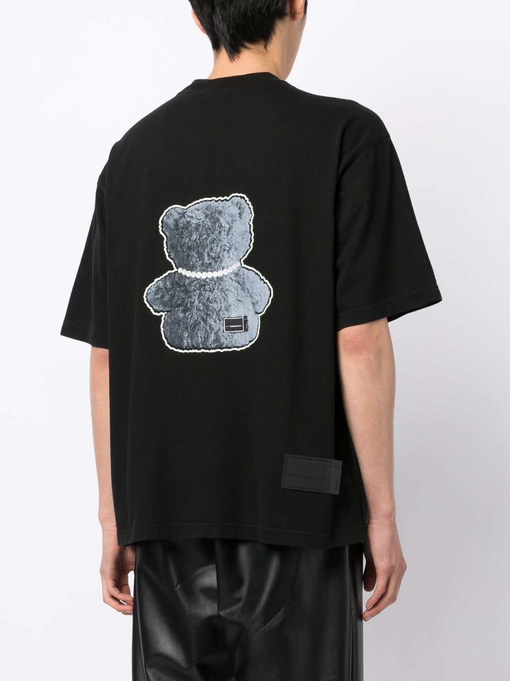 teddy bear-print cotton T-shirt - 4