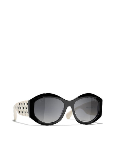 CHANEL Oval Sunglasses outlook