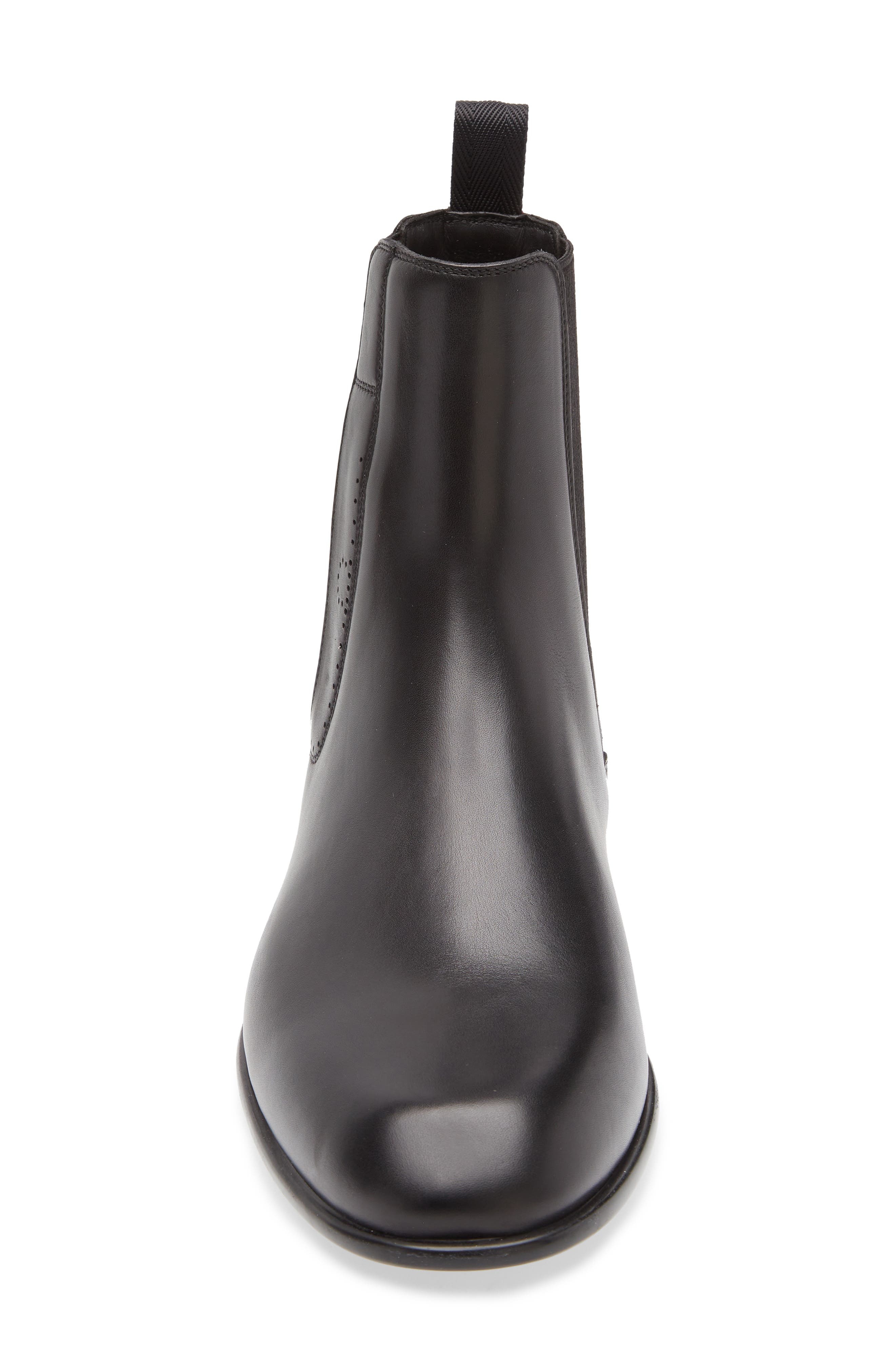 FERRAGAMO Angle Chelsea Boot in Nero at Nordstrom - 4