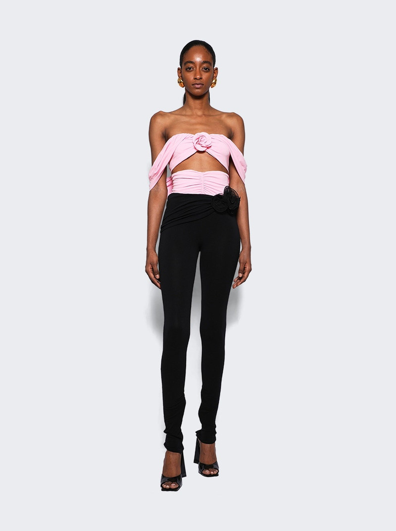 MAGDA BUTRYM Wrap Cut Out Blouse Pink outlook