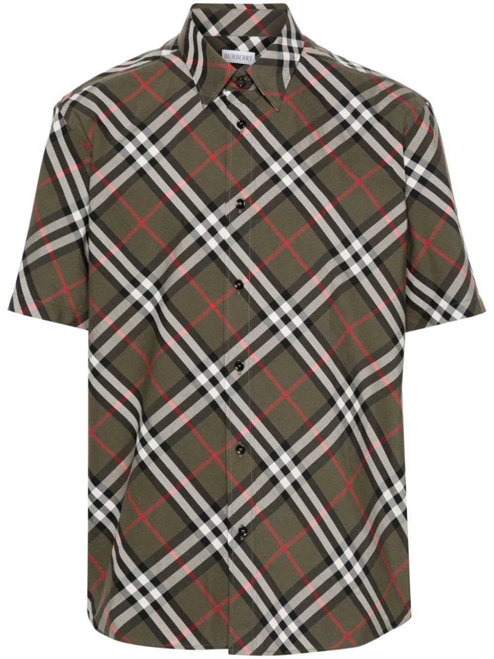 check-pattern shirt - 1