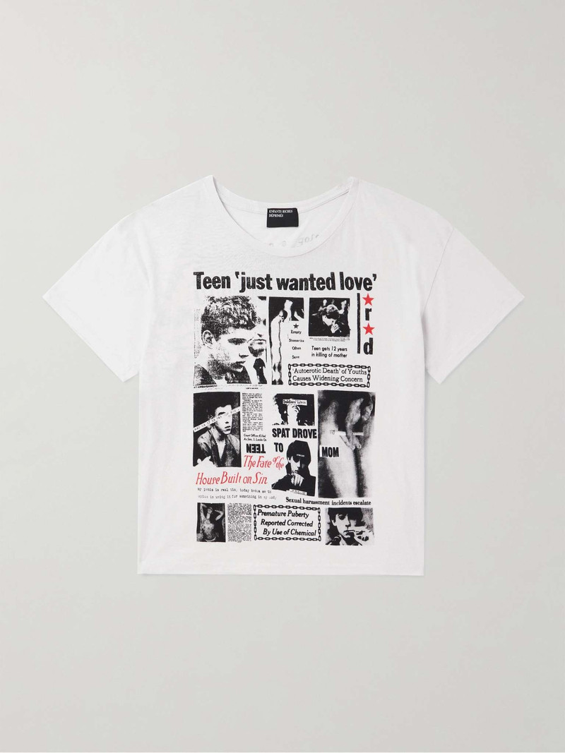 Slim-Fit Printed Cotton-Jersey T-Shirt 1