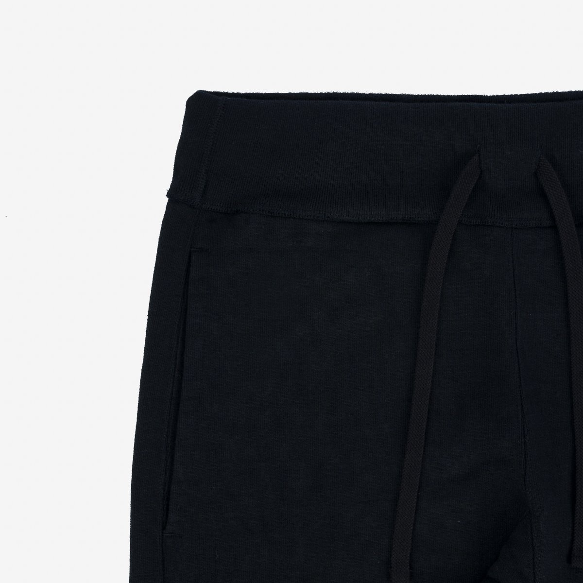 IHSW-70-BLK 14oz Ultra Heavyweight Loopwheel Cotton Sweat Pants - Black - 6