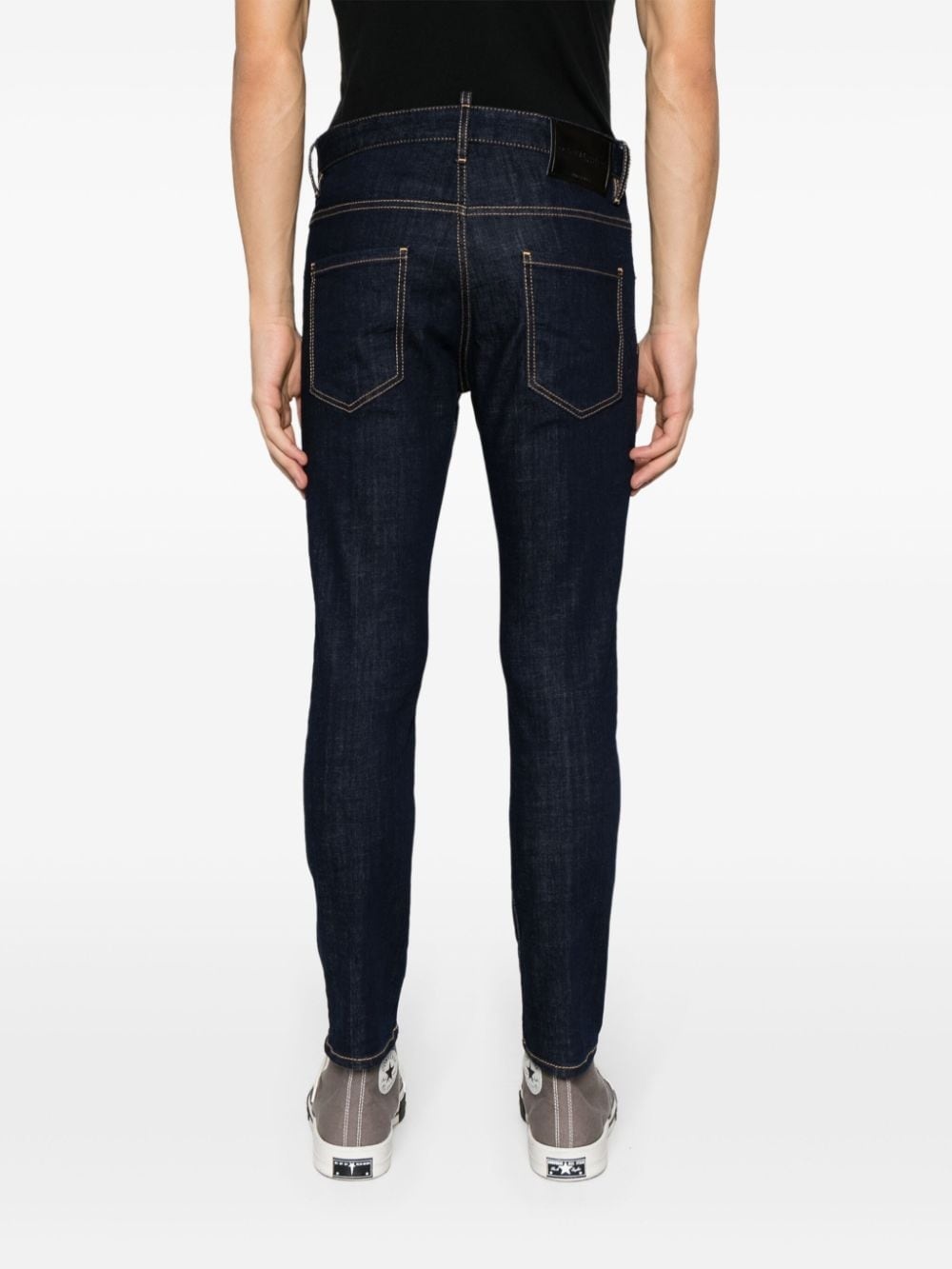 mid-rise skinny jeans - 4