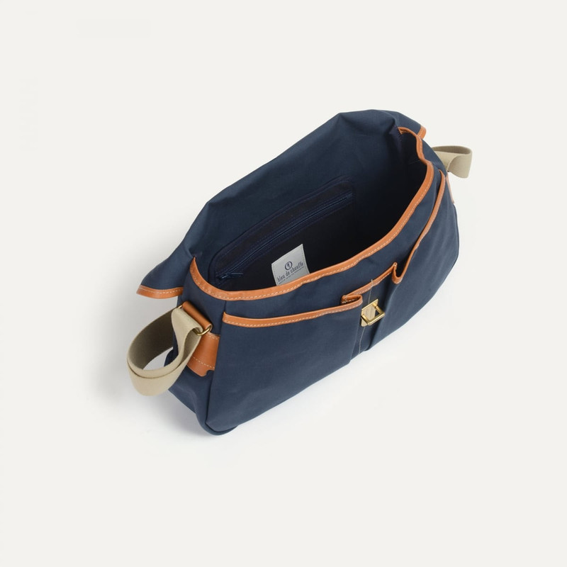 LÉON MESSENGER BAG - NAVY BLUE 4