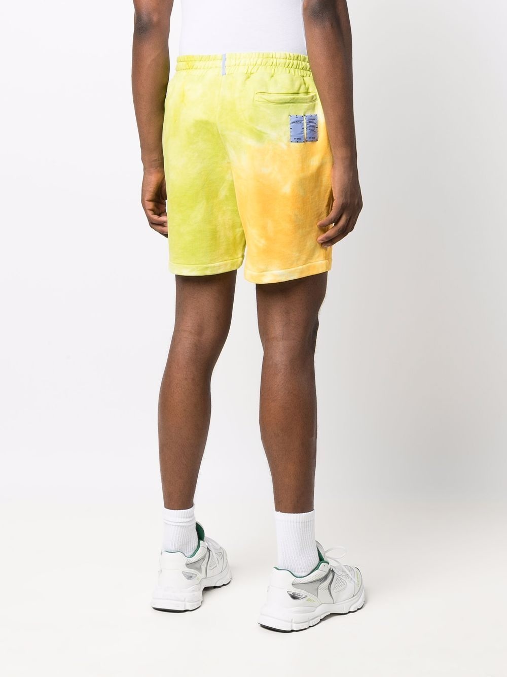 graphic-print track shorts - 4
