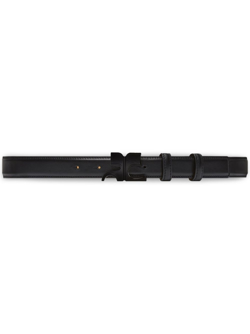 logo-buckle belt 1