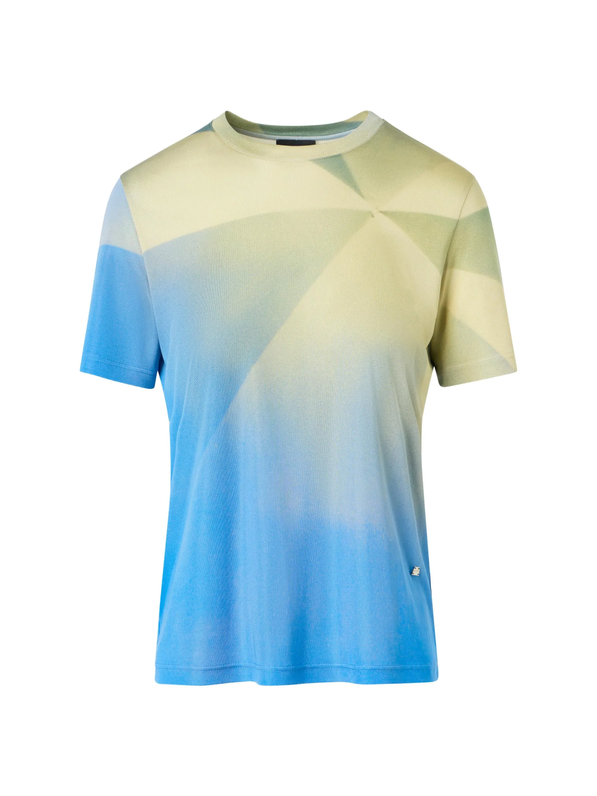 Women's Sunbeam Print Silk T-Shirt - 1
