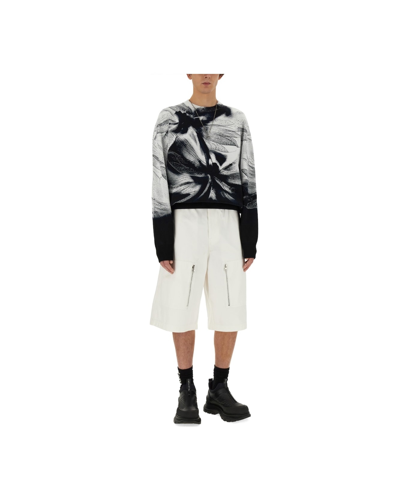 【関税&送料込】Alexander Mcqueen Dragnfly Jersey Alexander McQueen Dragnfly Jersey | italist | REVERSIBLE