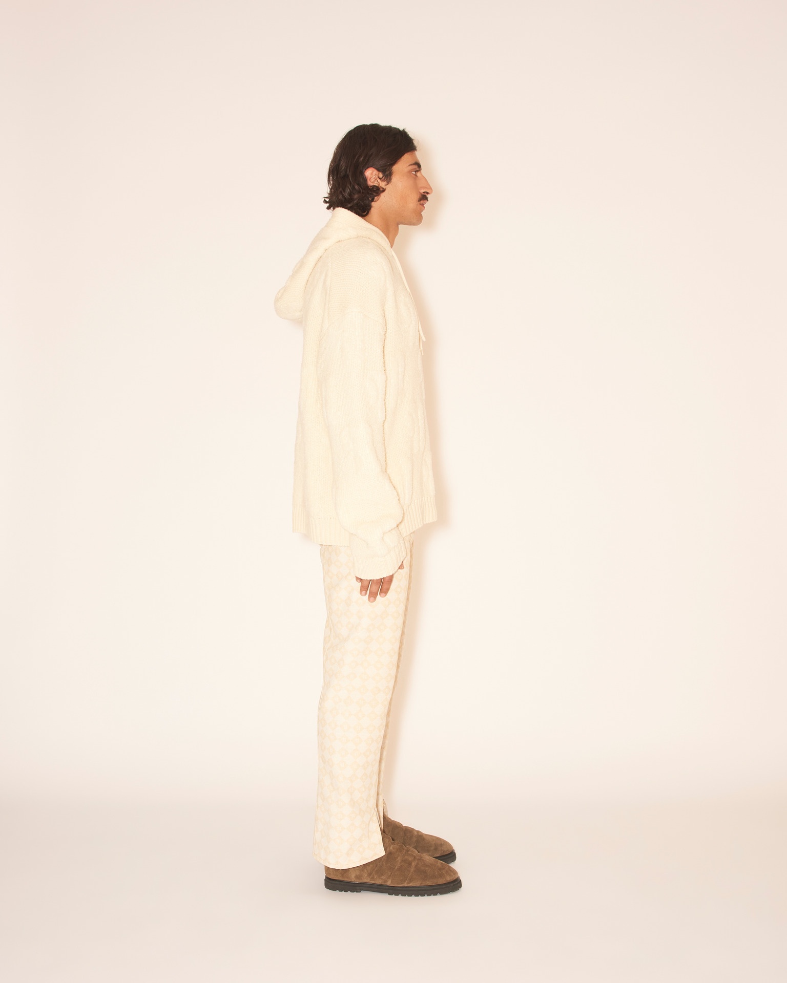 CAMAL - Monogram hoodie - Ecru - 3