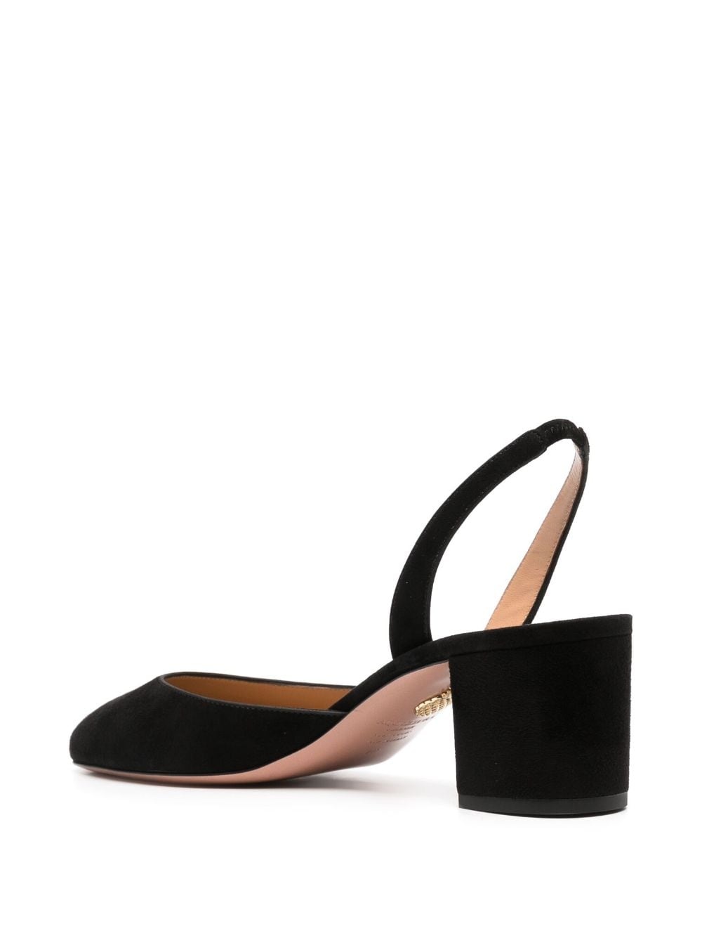 slingback block-heel pumps - 3