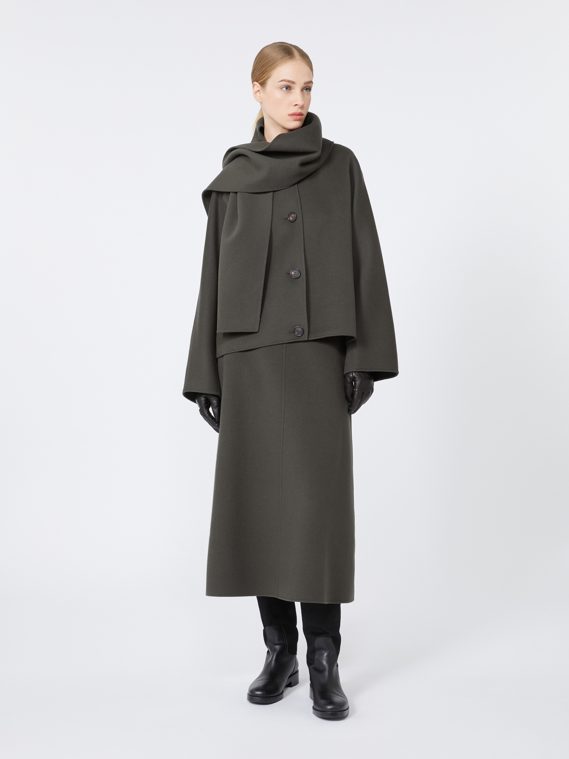 GLORIA Flared wool skirt - 2