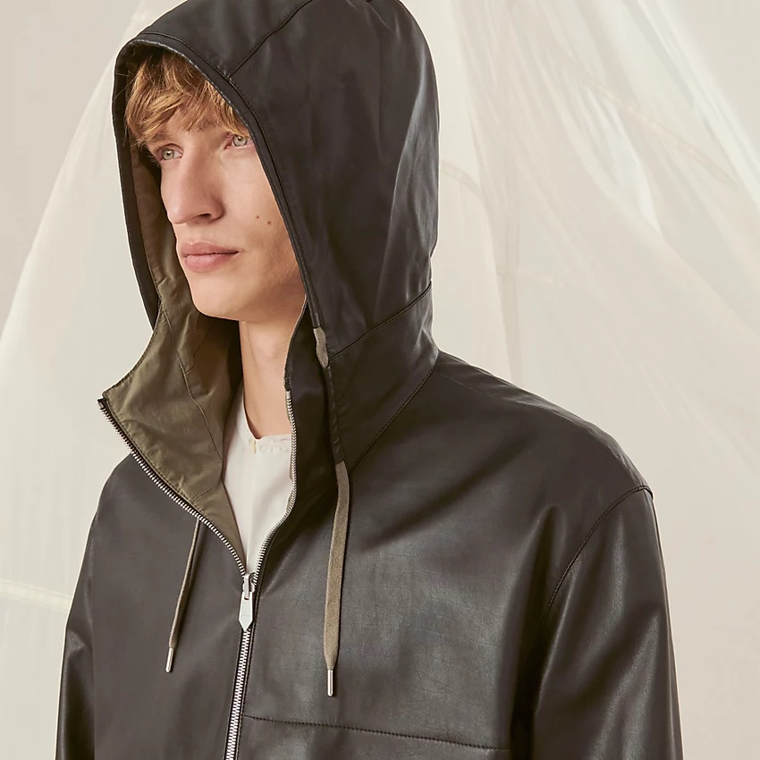 Reversible hooded sweater - 3