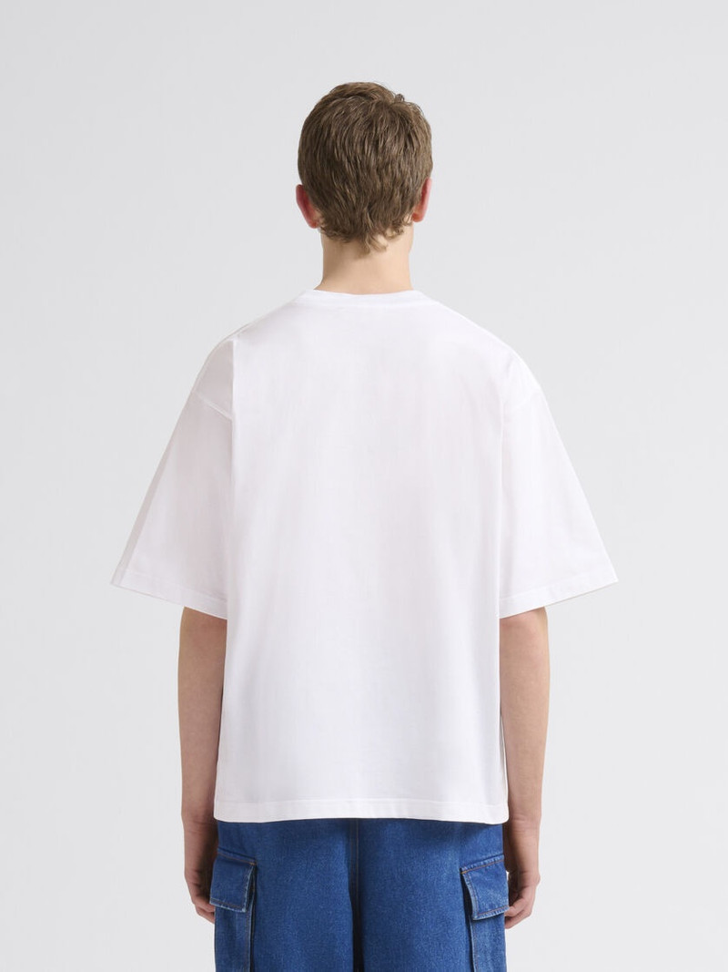 T-SHIRT WITH RED POP FIELDS MARNI LOGO 3