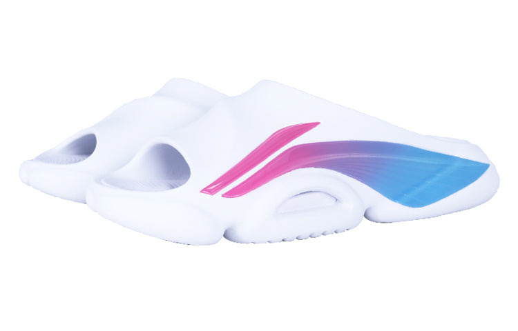 Li-Ning 8 PE Courtside Slides 'White' ABTS009-1 - 3