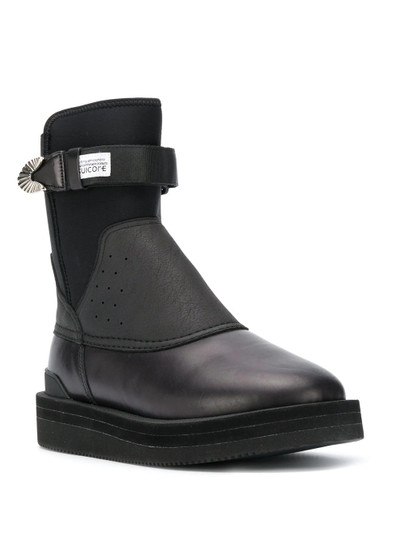 Suicoke perforated panel ankle boots outlook