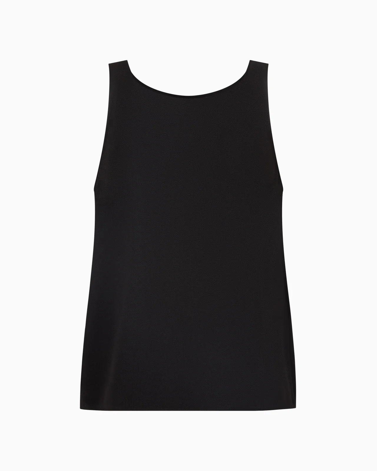 TOP WITH FLUID CRÊPE PANEL AT THE BACK - 1