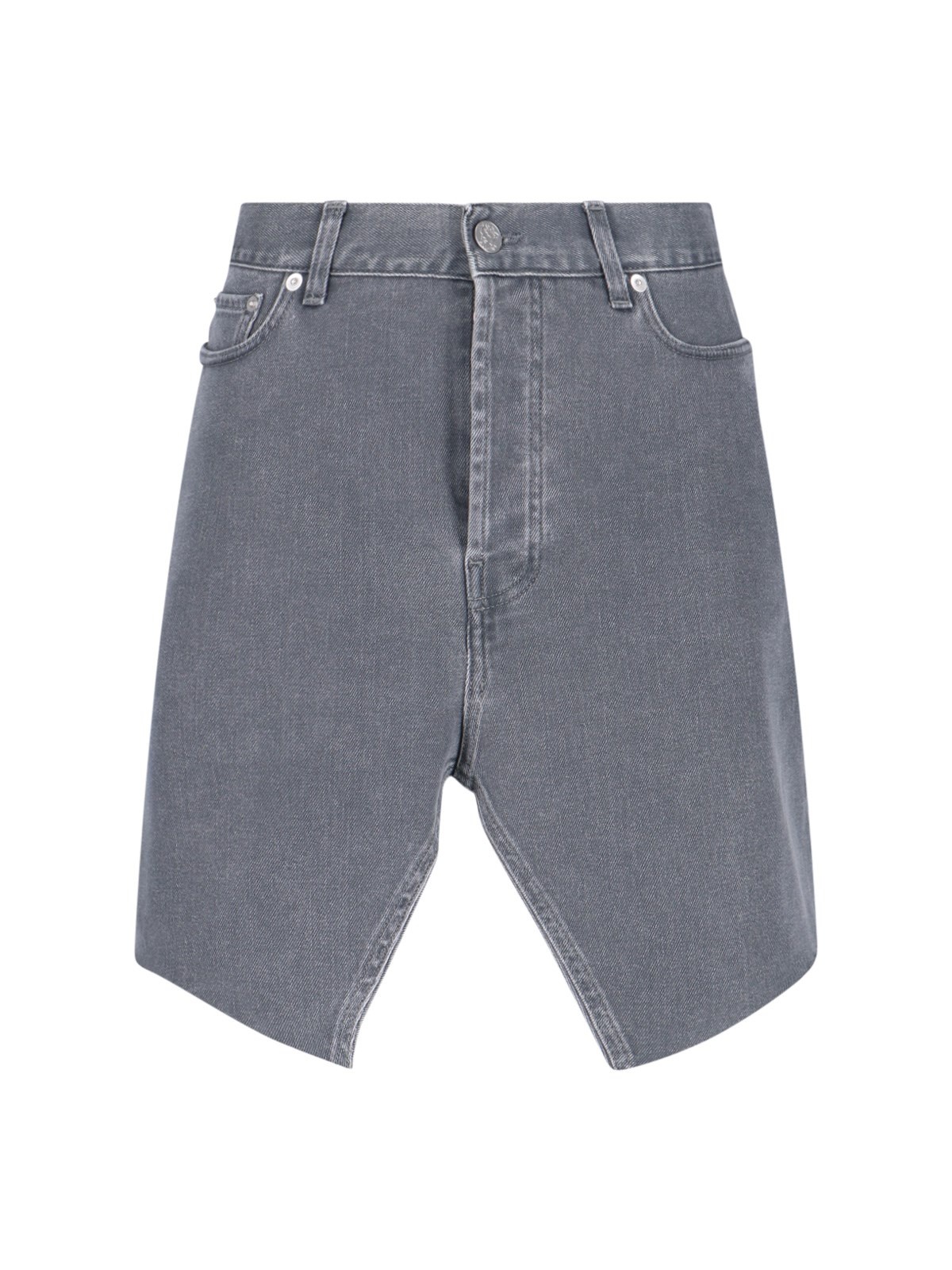 DENIM MINI SKIRT - 1