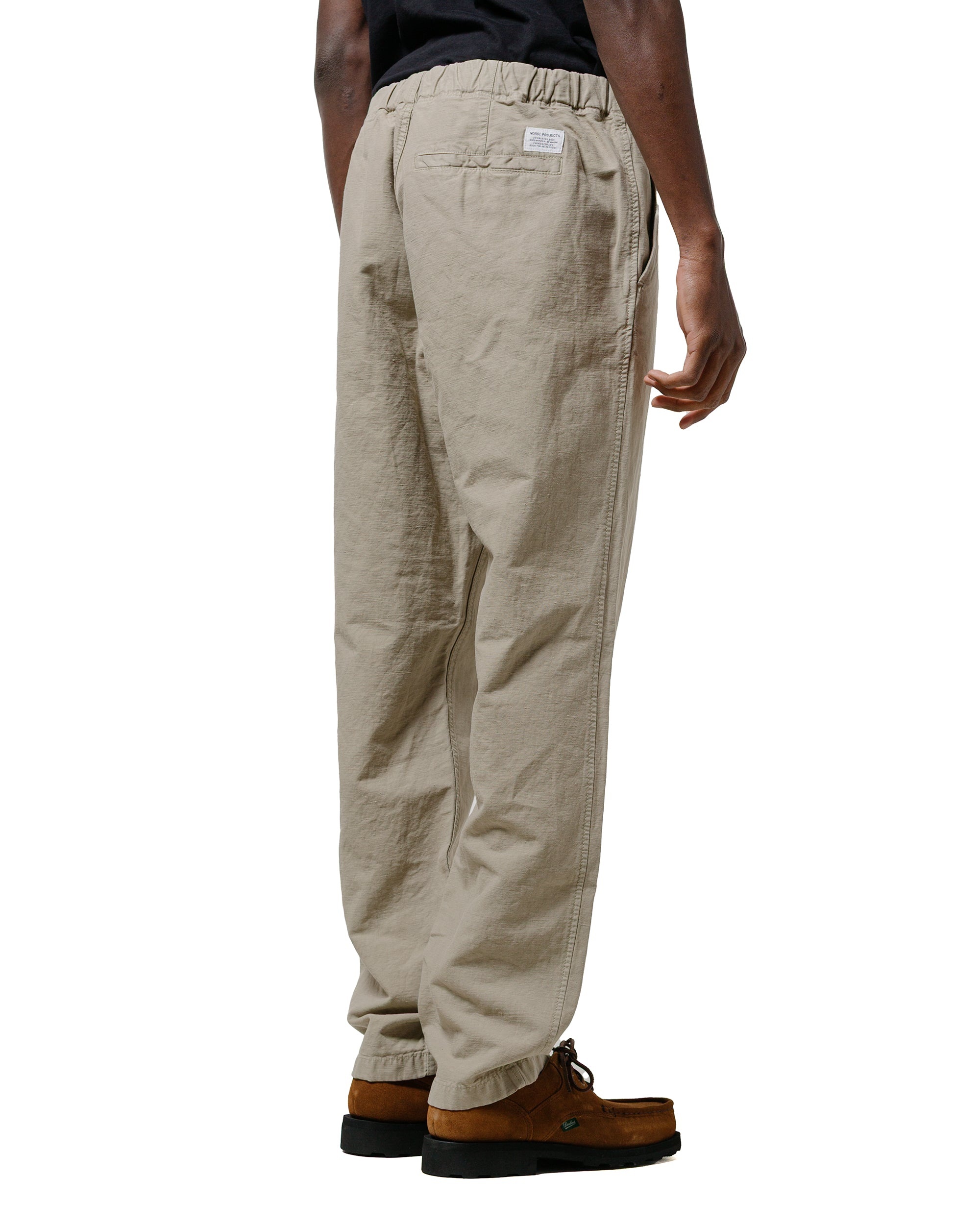 Ezra Relaxed Cotton Linen Trouser Clay - 3