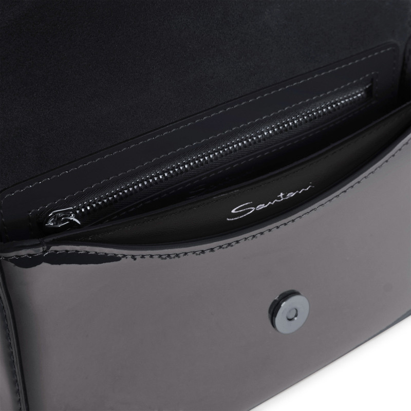 Black patent leather crossbody bag 5