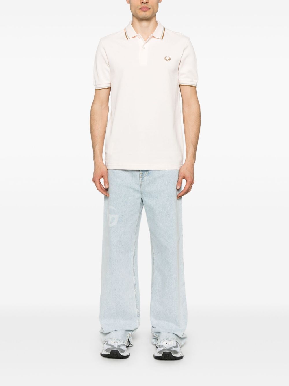 embroidered-motif polo shirt - 2
