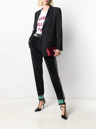 Dolce & Gabbana cuffed logo stripe track pants outlook