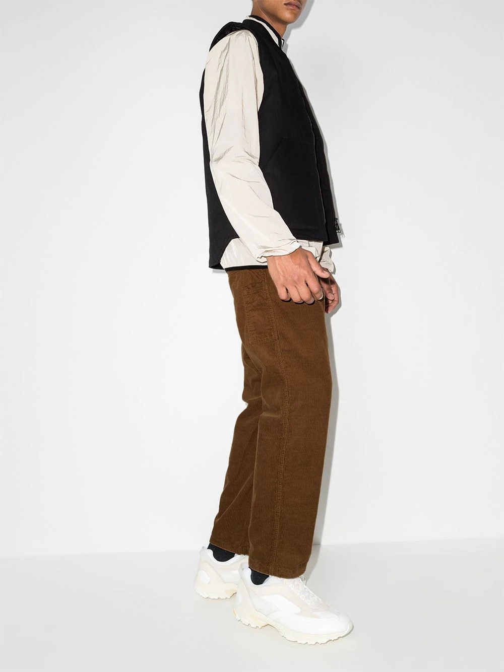 Flint corduroy straight-leg trousers - 5