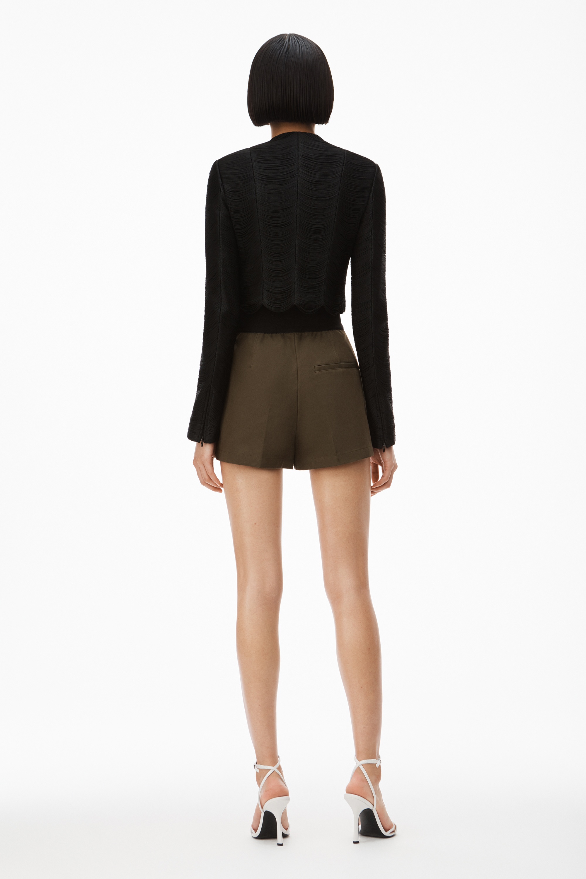 SAFARI SHORT IN COTTON TAILORING - 5