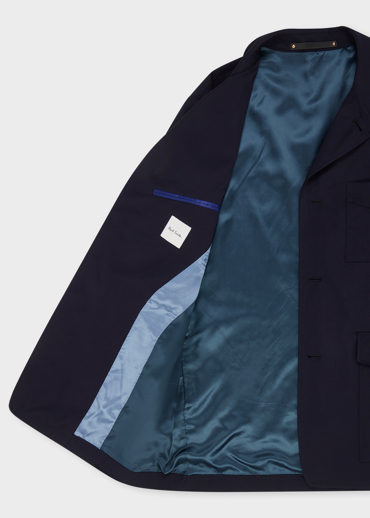 Navy 'Storm System' Wool Work Jacket - 4