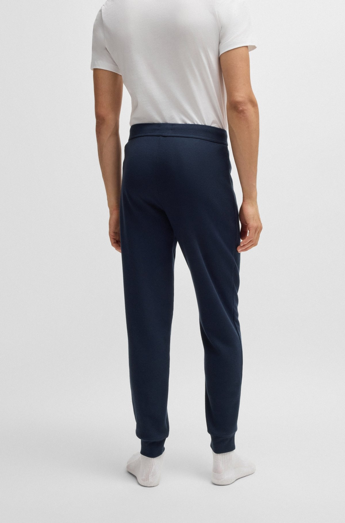 PAJAMA BOTTOMS WITH EMBROIDERED LOGO - 4