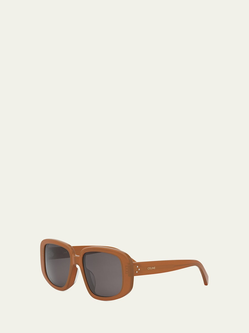 CELINE Bold 3 Dots Acetate Shield Sunglasses outlook