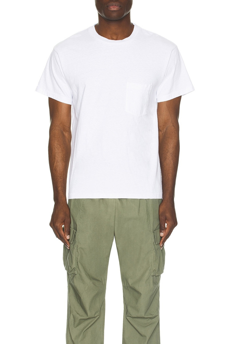 John Elliott Cropped Campus Pocket Tee outlook