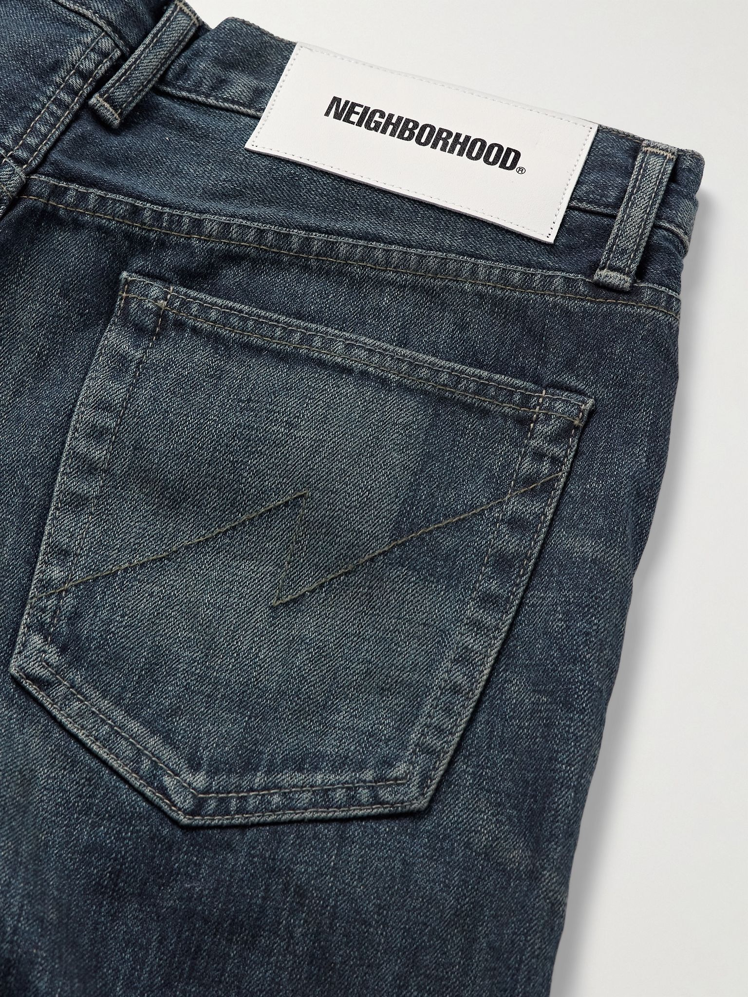 Straight-Leg Selvedge Jeans Indigo - 5