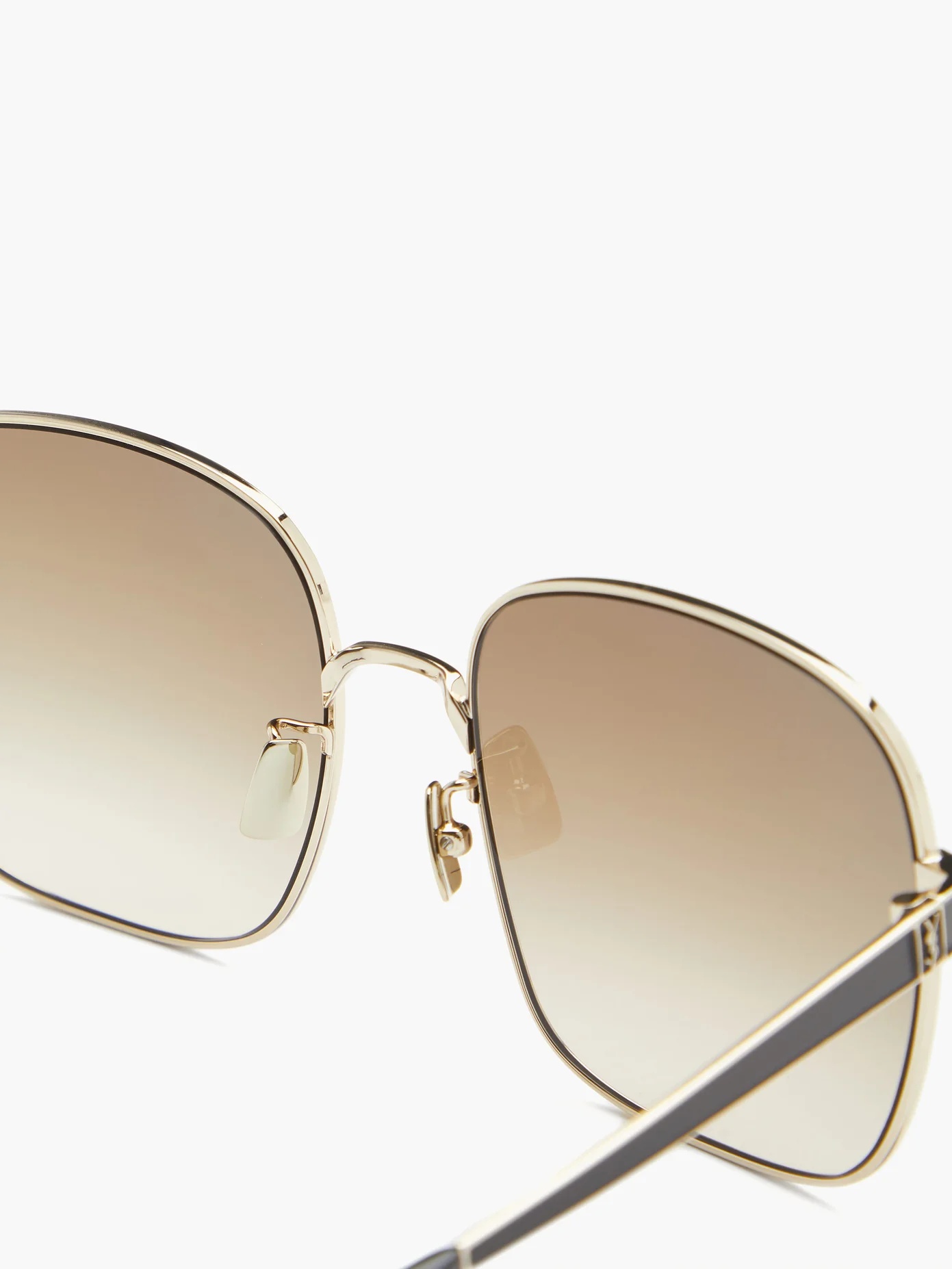 Square metal sunglasses - 4