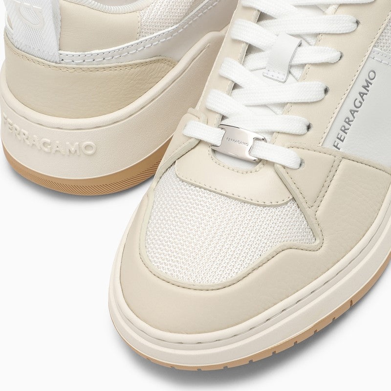 スニーカー FERRAGAMO LOW WHITE LEATHER TRAINER FERRAGAMO Ferragamo Low White Leather Trainer Men | luosophy