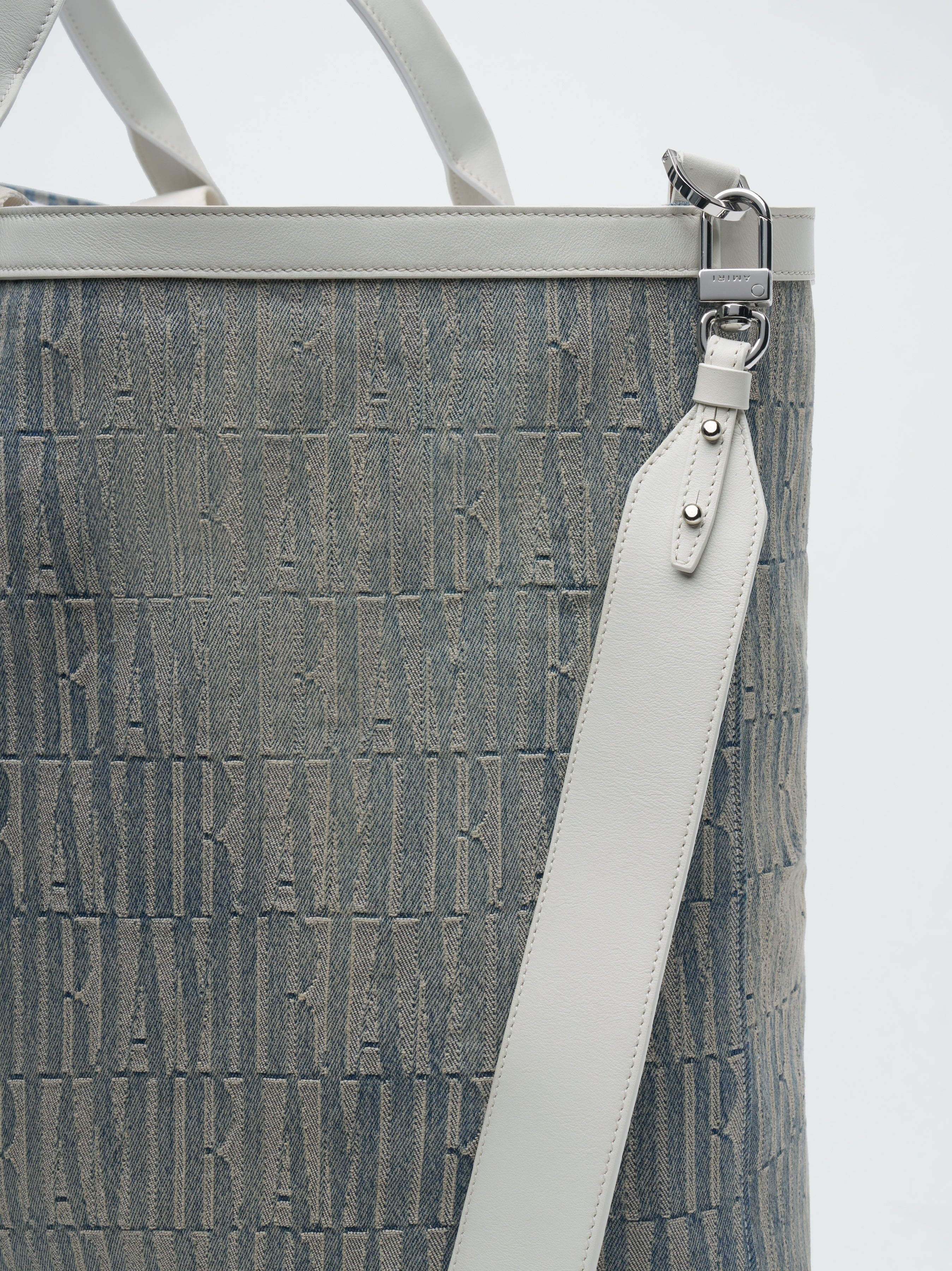 AMIRI JACQUARD DENIM TOTE - 3