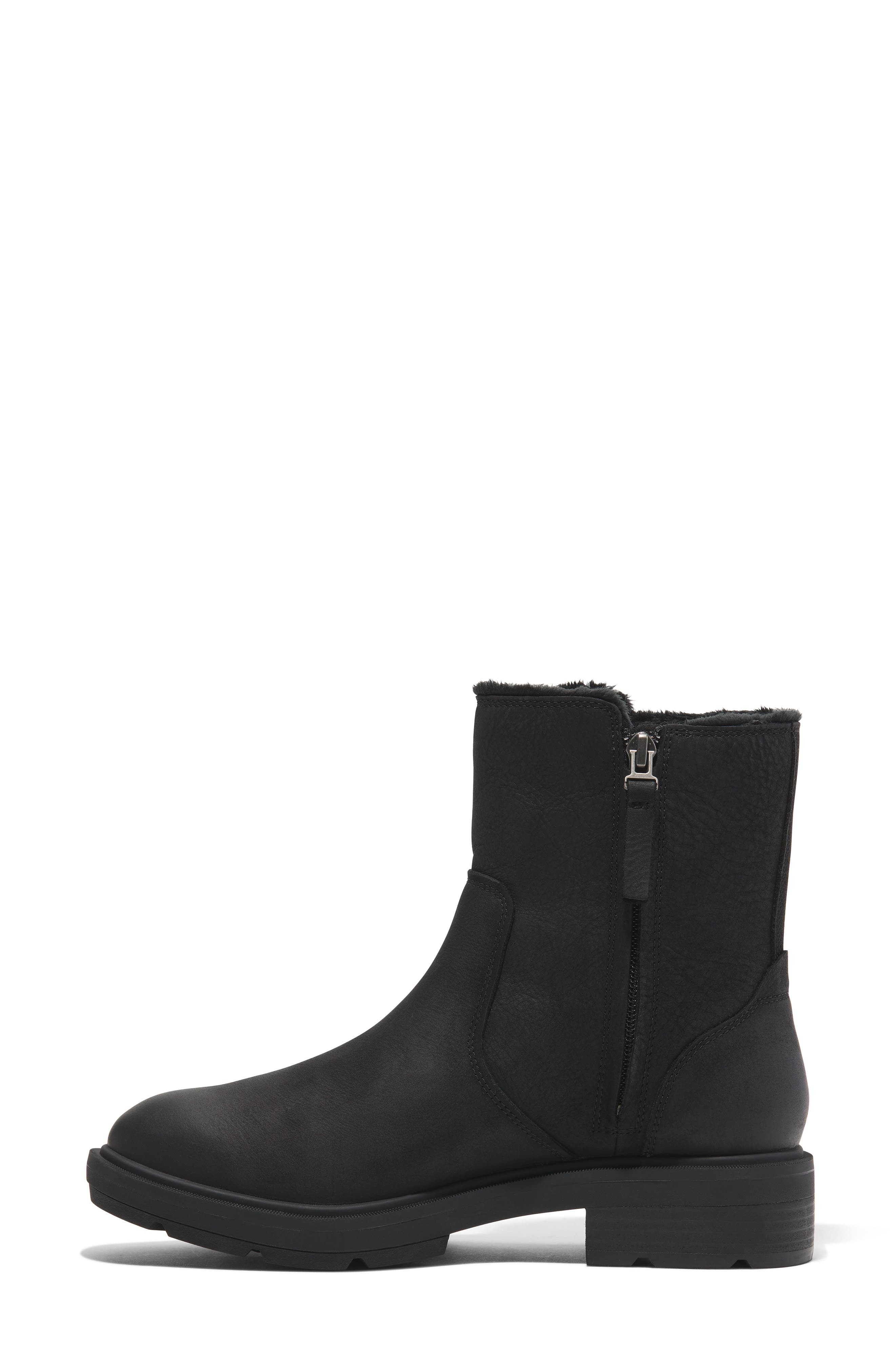 Timberland Brimfield Mid Warm Lined Boot in Black Full Grain at Nordstrom - 8