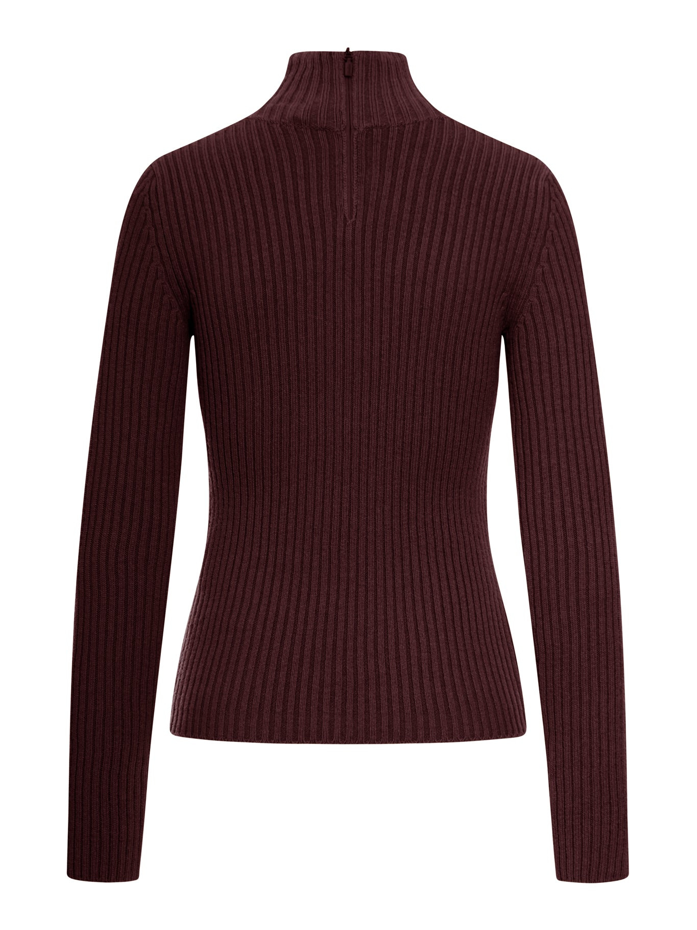 RIBBED WOOL AND CASHMERE TURTLENECK - 2