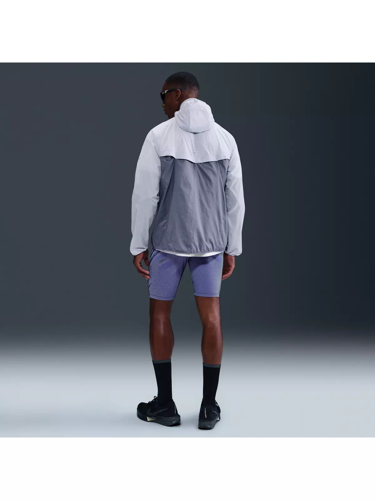Men's Stride Repel UV Running Jacket -Grey - 5