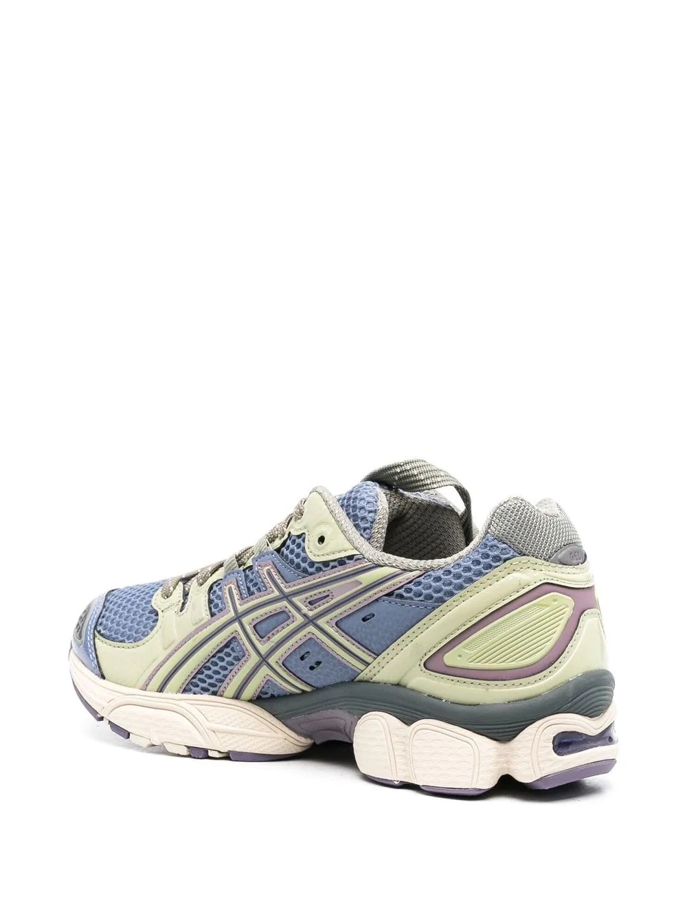 panelled low-top sneakers - 3